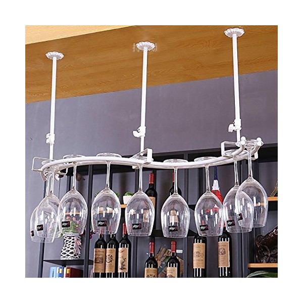 NufiyA casier à vin casier à vin en métal, casier à vin, casier à gobelet Suspendu, casier à vin créatif de Bar de Restaurant