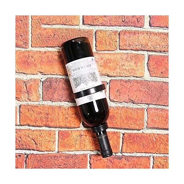 DEUYO Stockage de vin Casier à vin Mural Présentoir de Bar en Fer Forgé Casier à vin avec étagère à vin Rouge Stockage de Cas