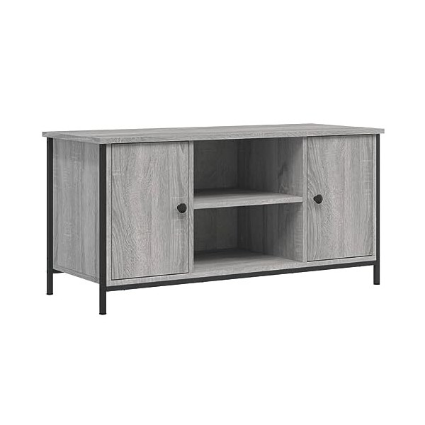 vidaXL Meuble TV Chêne Sonoma 100x40x50 cm Bois dingénierie