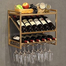 Présentoir à vin, casier à vin domestique, support mural à suspendre, casier à verres à vin, salon, casier à bouteilles de vi