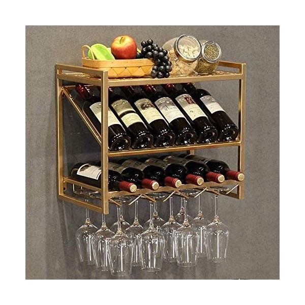 Présentoir à vin, casier à vin domestique, support mural à suspendre, casier à verres à vin, salon, casier à bouteilles de vi