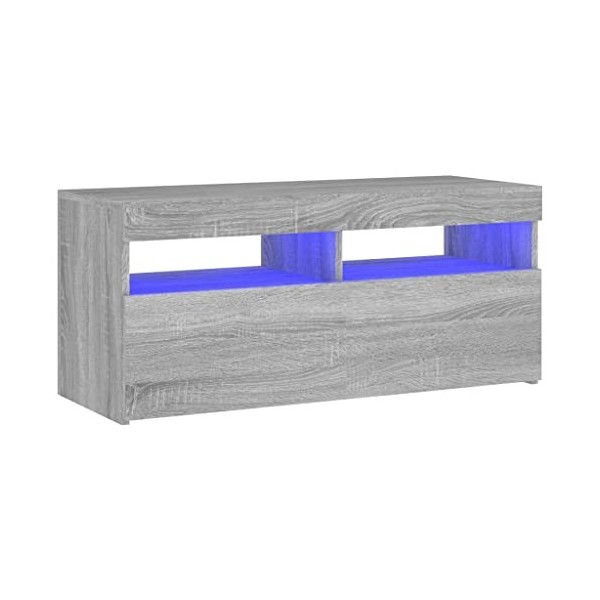 VEEKI Meuble TV, Meuble TV Suspendu, Meuble télé, Meuble TV Industriel, Meuble Chambre, Convient pour Salon ou Chambre, Meubl