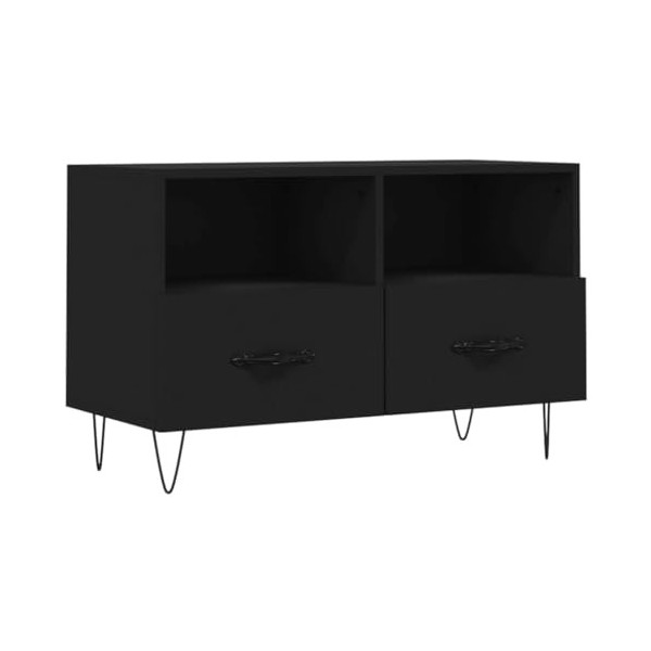 VEEKI Meuble TV, Meuble TV Suspendu, Meuble TV Industriel, Meuble TV Bois, Meuble Chambre, Convient pour Salon ou Chambre, No