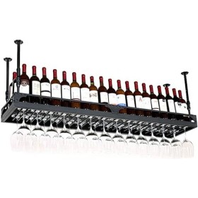 Casier à vin autoportant Armoires Porte-vin mural Porte-vin suspendu au plafond/Casier à vin mural pour bouteilles de vin/Cas