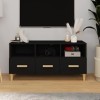 VEEKI Meuble TV, Meuble TV Suspendu, Meuble TV Industriel, Meuble TV Bois, Meuble Chambre, Convient pour Salon ou Chambre, Bl