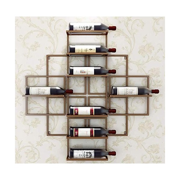 PJQUEKAIPJ Casier à vin Accueil Support Rouge Support à Verre à Vin S, Bar de Décoration Suspendu en Fer, Restaurant, Cuisine