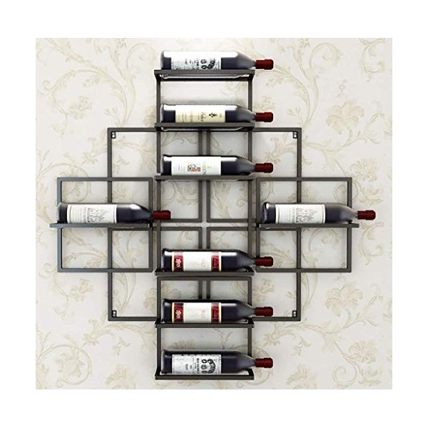 PJQUEKAIPJ Casier À Vin Accueil Support Rouge Support De Verre À Vin S, Bar De Décoration Suspendu en Fer, Restaurant, Cuisin