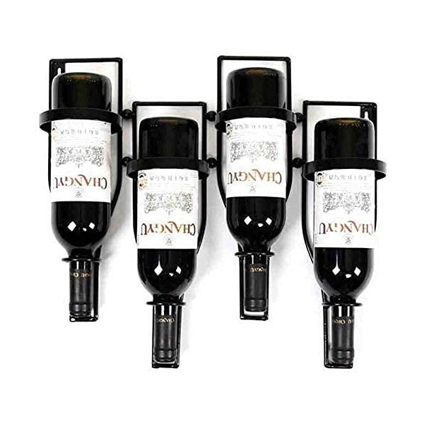 Casier à vin Étagères flottantes Style Industriel Vintage Loft Bar à vin à lenvers Casier à vin Casier à vin Bronze Rangemen