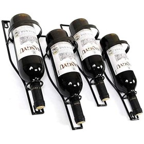 Casier à vin Étagères flottantes Style Industriel Vintage Loft Bar à vin à lenvers Casier à vin Casier à vin Bronze Rangemen