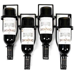 Casier à vin, casier à vin Mural en métal, casier à vin Suspendu en Fer européen, casier à vin 4 Bouteilles de casier à vin e