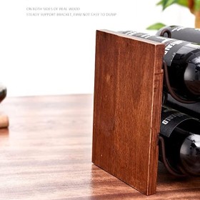 DEUYO Casier à vin Rouge à 2 Couches de Style Pastoral américain Casier à vin en Fer forgé de Style européen Ornements darmo