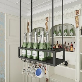 AARONG Casier à vin autoportant, casier à vin Mural, casier à vin Suspendu, casier à Verres à vin au Plafond, casier à vin Su