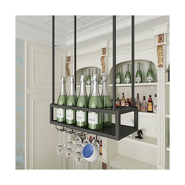 AARONG Casier à vin autoportant, casier à vin Mural, casier à vin Suspendu, casier à Verres à vin au Plafond, casier à vin Su