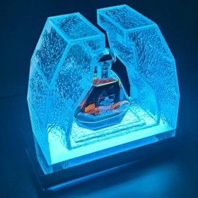 Présentoir à vin de bar, présentoir à bouteilles de vin, présentoir à bouteilles dalcool éclairé par LED, casier à vin décl