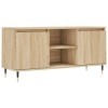 VEEKI Meuble TV, Meuble TV Suspendu, Meuble TV Industriel, Meuble TV Bois, Meuble Chambre, Convient pour Salon ou Chambre, ch
