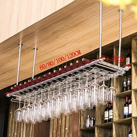 Casier À Vin Porte-Verre À Vin Européen Casier À Verre À Vin À lenvers Créatif Support À Verre Haut Suspendu Au Mur Rangemen