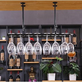 Générique Casier à vin Casier à vin en métal, casier à verrerie, casier à vin Suspendu, casier à gobelet Suspendu, casier à V