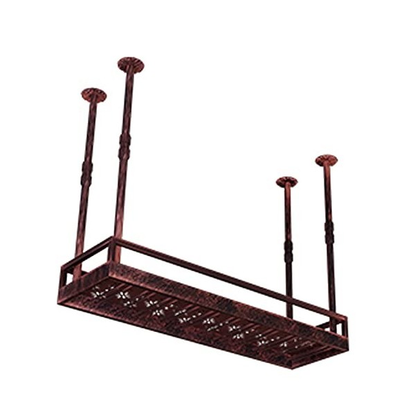 Casier à vin Mural, casier à vin Suspendu Moderne de Grande capacité en métal, casier à vin avec Support en Verre, pour Cuisi