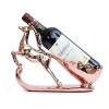 Casier à vin Porte-bouteille de vin en forme de cerf tacheté moderne, sculpture, casier à vin, artisanat, étagère à bouteille