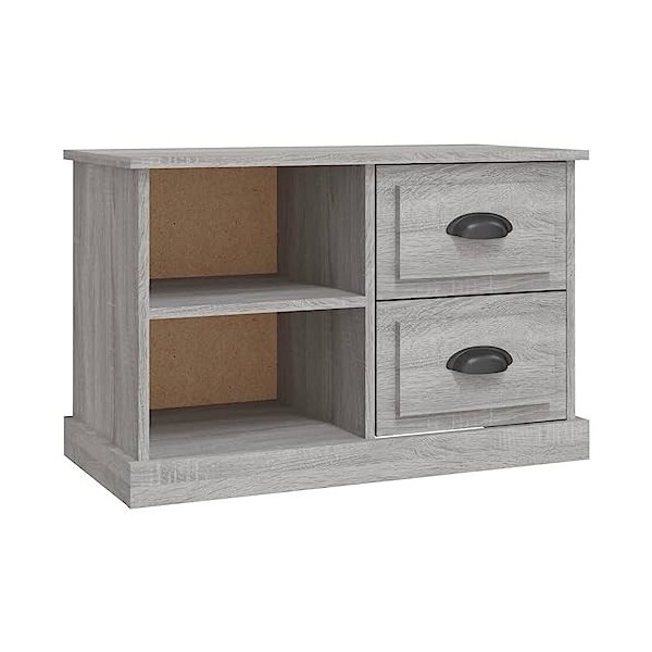 VEEKI Meuble TV, Meuble TV Suspendu, Meuble TV Industriel, Meuble TV Bois, Meuble Chambre, Convient pour Salon ou Chambre, So