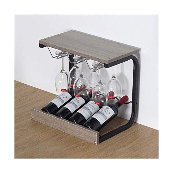 Présentoir à vin, casier à vin sur Pied, Ornements de Maison en Bois, Porte-gobelets à lenvers, Support à Verres à vin, prés