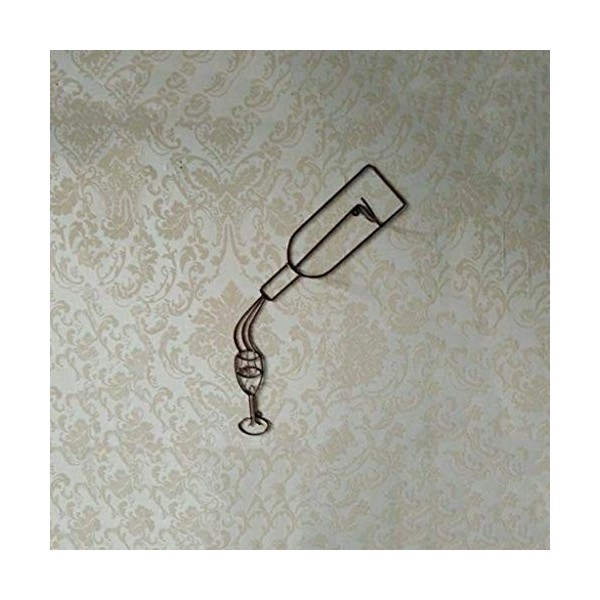 Casier à vin Suspendu en Fer, casier à vin Mural, Rangement Facile à Installer A 