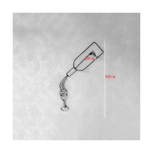 Casier à vin Suspendu en Fer, casier à vin Mural, Rangement Facile à Installer A 