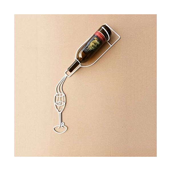 Casier à vin Suspendu en Fer, casier à vin Mural, Rangement Facile à Installer A 