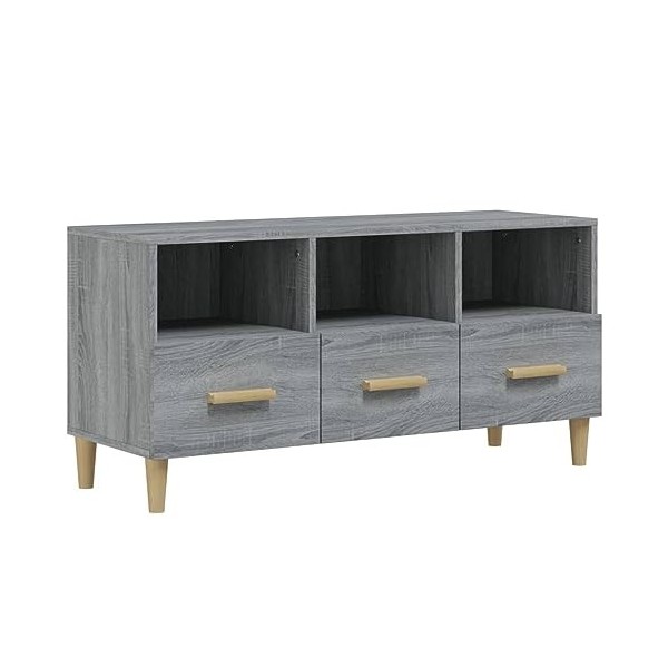 Meuble TV,Banc TV,Meuble TV Suspendu,Étagère TV Flottante, Support de Télévision Flottant Fixé au Mur Centre de Console Multi