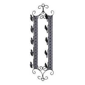 Casier à vin Casier à vin mural en métal sur pied, blanc, noir, style industriel, support à verres à vin suspendu pour bar, c