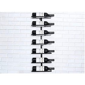 Casier à vin Organisateur Rack Casier À Vin Mural Porte-Bouteille De Vin en Métal Suspendu Décoration De Casier À Vin pour La