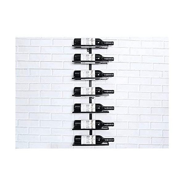 Casier à vin Organisateur Rack Casier À Vin Mural Porte-Bouteille De Vin en Métal Suspendu Décoration De Casier À Vin pour La