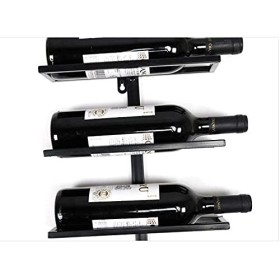 Casier à vin Organisateur Rack Casier À Vin Mural Porte-Bouteille De Vin en Métal Suspendu Décoration De Casier À Vin pour La