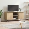 Camerina Meuble TV chêne Sonoma 104x35x50 cm Bois dingénierie,Meuble TV,Ensemble Meuble TV,Table TV