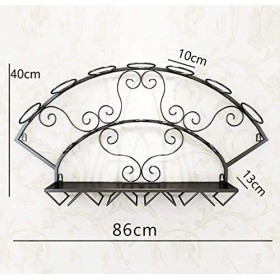 Casier à vin Porte-Verre à vin Mural Porte-vin créatif Porte-gobelet Porte-gobelet Suspendu Porte-Verre à lenvers Porte-vin 