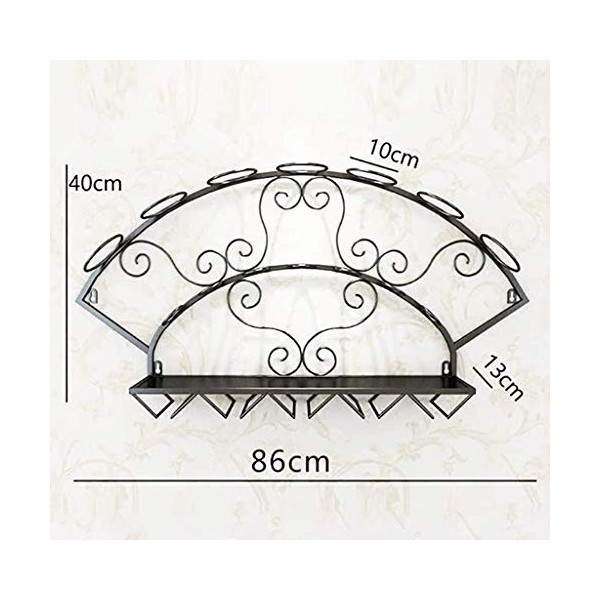 Casier à vin Porte-Verre à vin Mural Porte-vin créatif Porte-gobelet Porte-gobelet Suspendu Porte-Verre à lenvers Porte-vin 