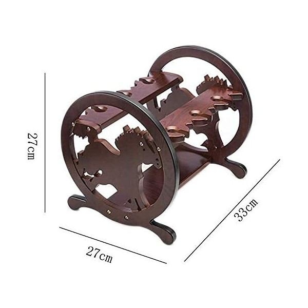 Casier à vin Armoire à vin Style Industriel rétro Casier à vin Cadre Mural Étagère Murale en métal Support Mural Support à Bo