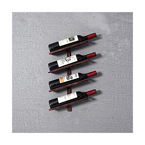 Umaxa Casier à vin Mural - Casier à vin Mural | 2/4/6 Bouteilles | Casier à vin en métal | Cuisine élégante, Restaurant, Bar 