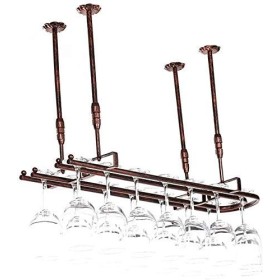 Casier à vin Étagères Flottantes Support à Verre à Vin Rouge en Forme de U Créatif Casier à Vin Support à Gobelet à lenvers 