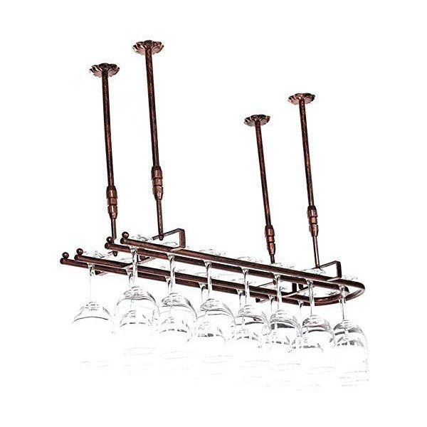 Casier à vin Étagères Flottantes Support à Verre à Vin Rouge en Forme de U Créatif Casier à Vin Support à Gobelet à lenvers 