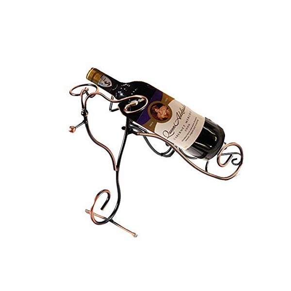 Casier à bouteilles de vin rouge Casier à vin simple en fer forgé Casier à vin créatif européen Casier à vin en fer forgé Com