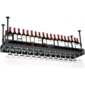 ZERAPH Casier à vin autoportant Armoires Porte-vin Mural Casier à vin Mural - Casier à vin Suspendu, Plafond casier à Verre à