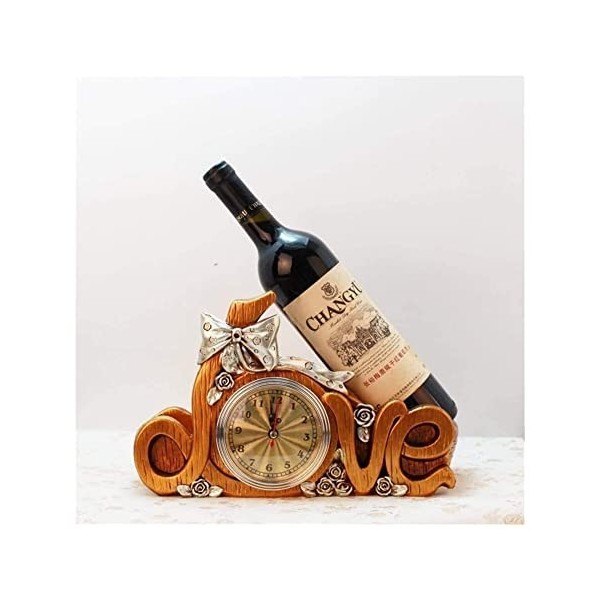 Casier à vin Porte-Bouteille de vin en résine Sculpture Rack Artisanat Étagère Décorations Maison Bar Voyage Poupée Créative 