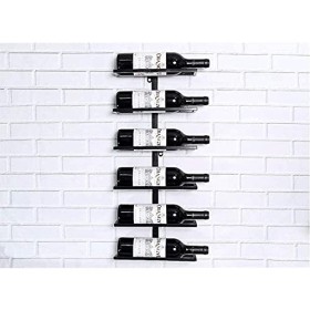 Casier à vin Organisateur Rack Casier À Vin Mural Porte-Bouteille De Vin en Métal Suspendu Décoration De Casier À Vin pour La