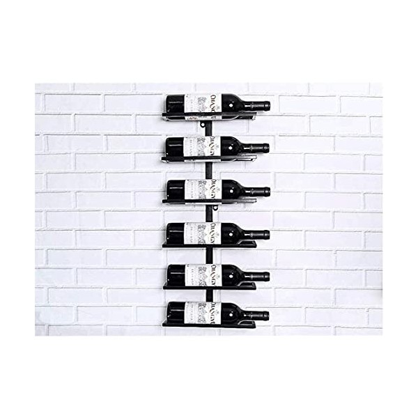 Casier à vin Organisateur Rack Casier À Vin Mural Porte-Bouteille De Vin en Métal Suspendu Décoration De Casier À Vin pour La
