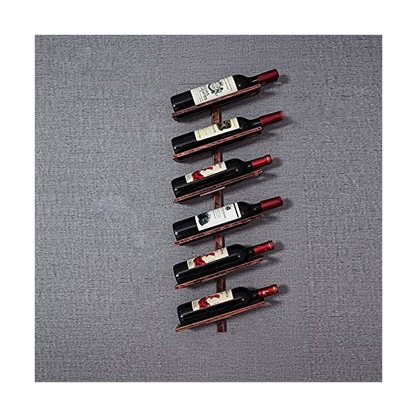 Umaxa Casier à vin Mural - Casier à vin Mural | 2/4/6 Bouteilles | Casier à vin en métal | Cuisine élégante, Restaurant, Bar 