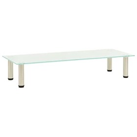 Meuble TV | Style Contemporain | Rangement matériel télé Audio Video Gaming | 100x35x17cm Transparent