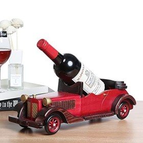 Casier à vin de modèle de Voiture en Bois Massif rétro, comptoir de Table créatif, casier à vin adapté au vin Rouge, vin Blan