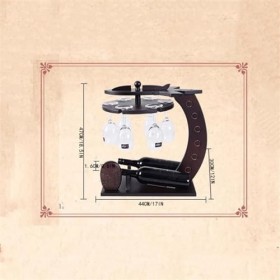WAOCEO Porte Bouteille Casier à vin en Bois Massif présentoir Ornements Chinois casier à vin Rouge casier à Verre à vin Boute