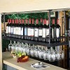 Casier à vin autoportant Armoires Porte-vin mural Casier à vin mural - Étagère de décoration de plafond pour casier à vin, Vi